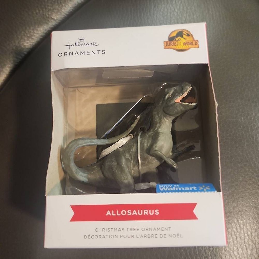 Allosaurus Hallmark Christmas tree Jurastic park dinosaur ornament